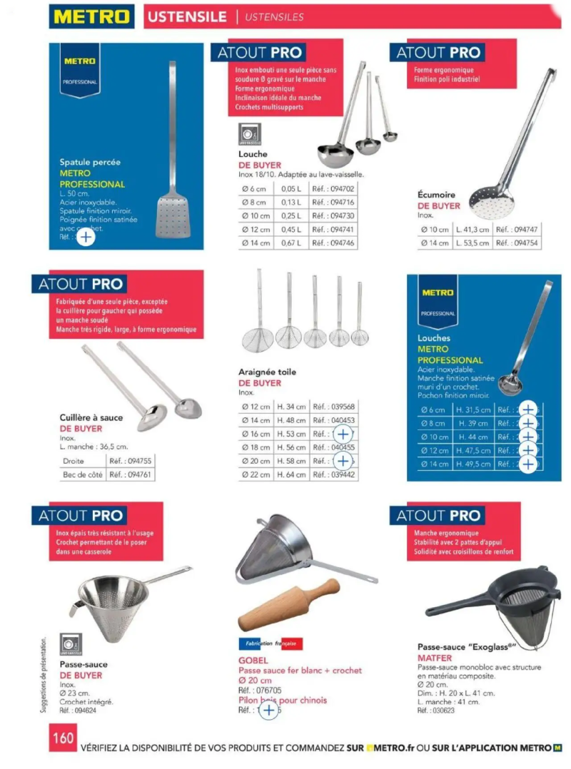Metro catalogue du 01/01 – page 160