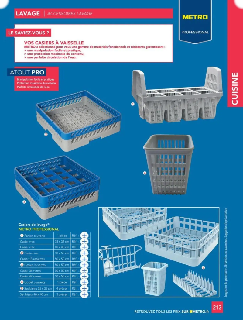 Metro catalogue du 01/01 – page 213
