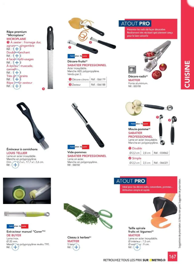 Metro catalogue du 01/01 – page 167