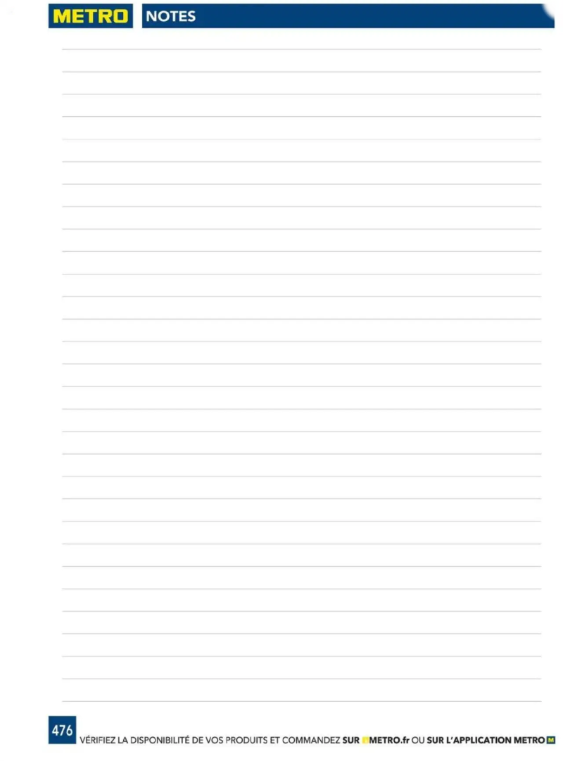 Metro catalogue du 01/01 – page 476