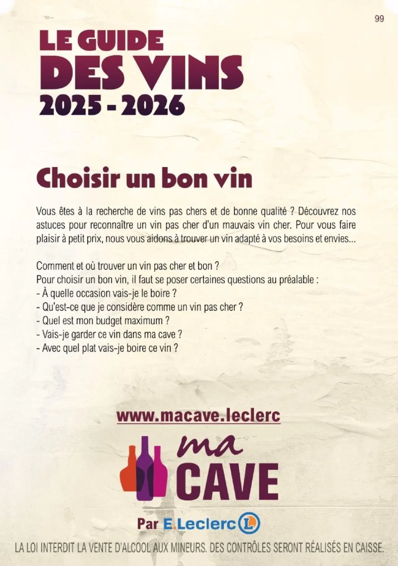 E.Leclerc catalogue du 01/09 – page 99