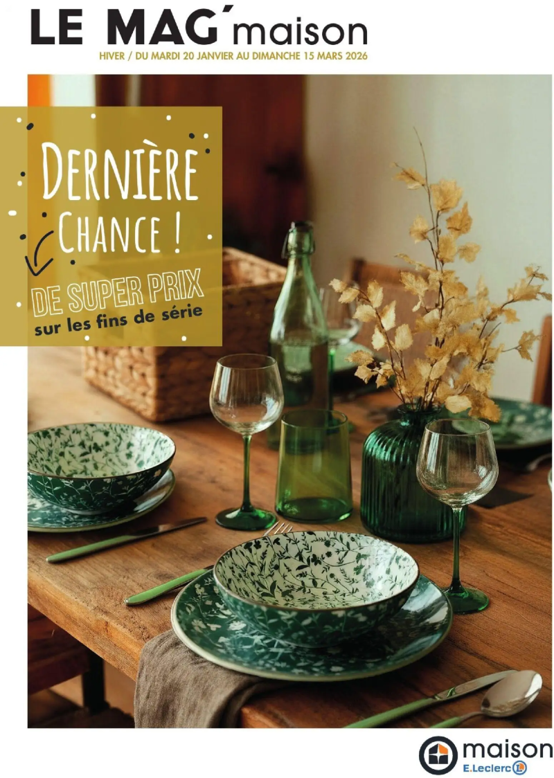 E.Leclerc catalogue du 20/01 – page 1