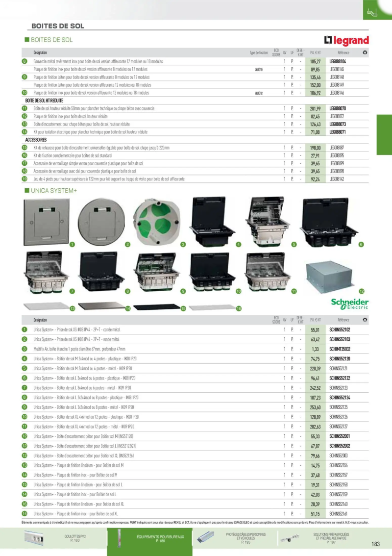 Rexel                                                     catalogue du 18/11 – page 89