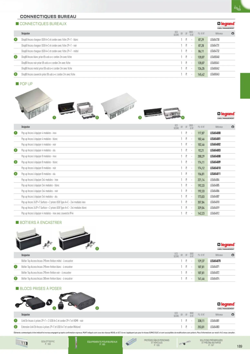 Rexel                                                     catalogue du 18/11 – page 95