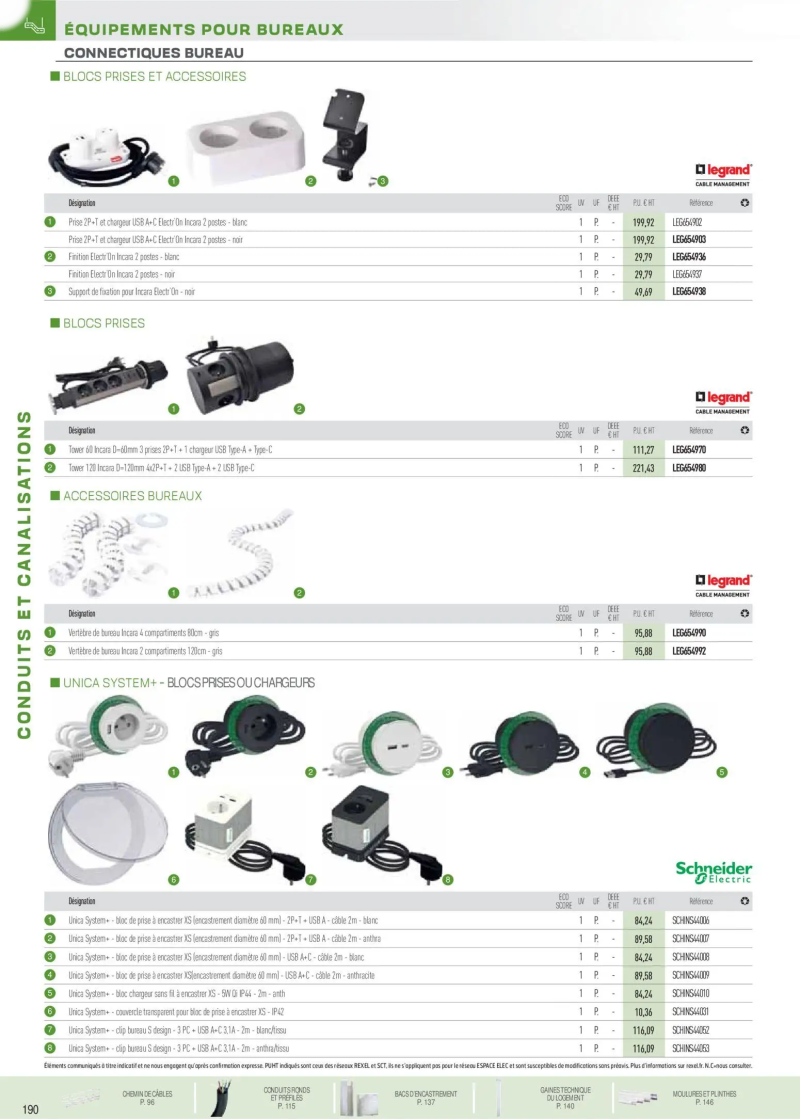 Rexel                                                     catalogue du 18/11 – page 96