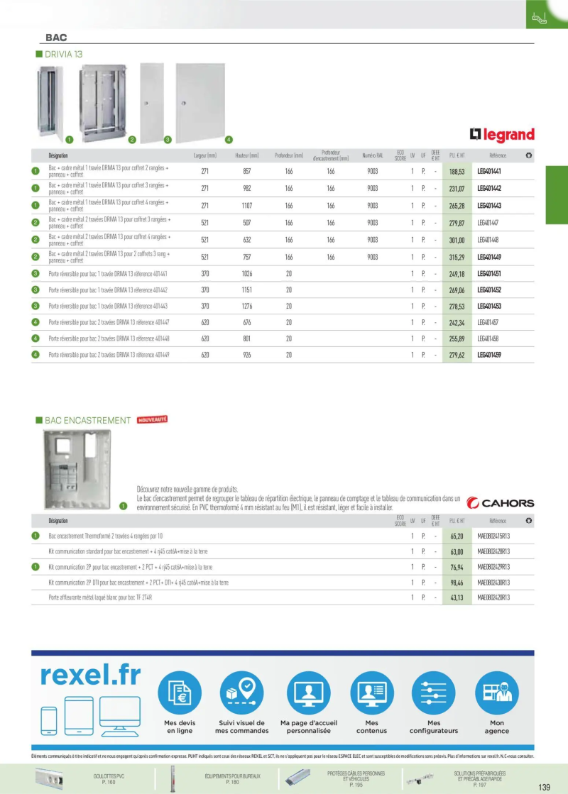 Rexel                                                     catalogue du 18/11 – page 45
