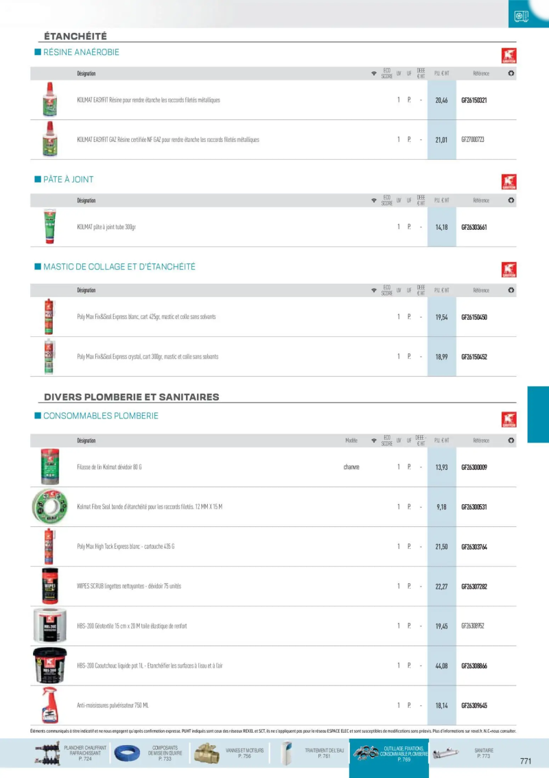 Rexel                                                     catalogue du 01/12 – page 116