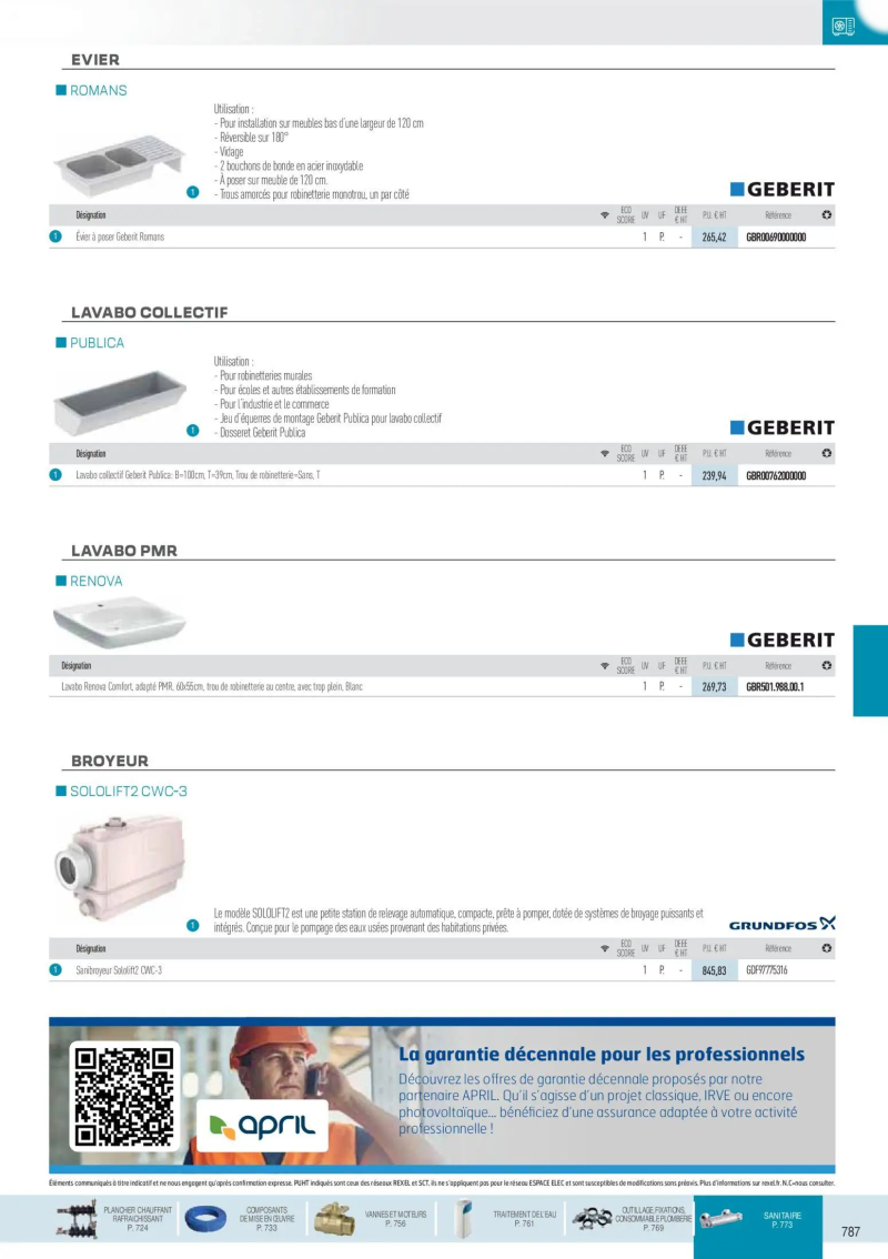 Rexel                                                     catalogue du 01/12 – page 132
