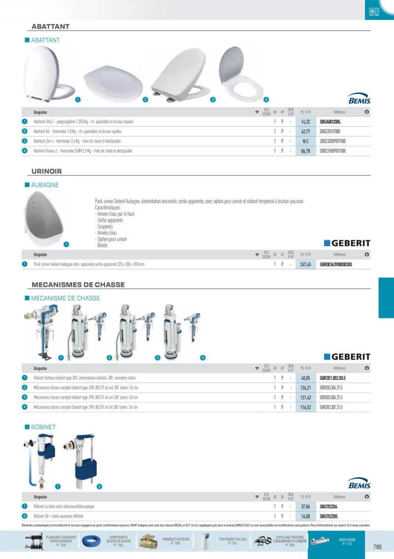 Rexel                                                     catalogue du 01/12 – page 130