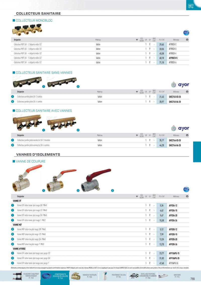 Rexel                                                     catalogue du 01/12 – page 100