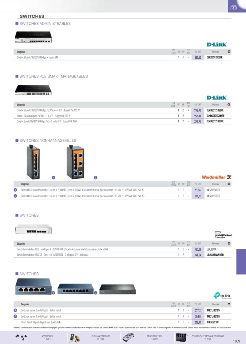 Rexel                                                     catalogue du 01/11 – page 22