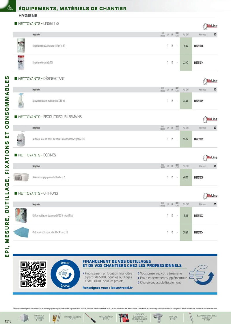Rexel                                                     catalogue du 01/09 – page 109