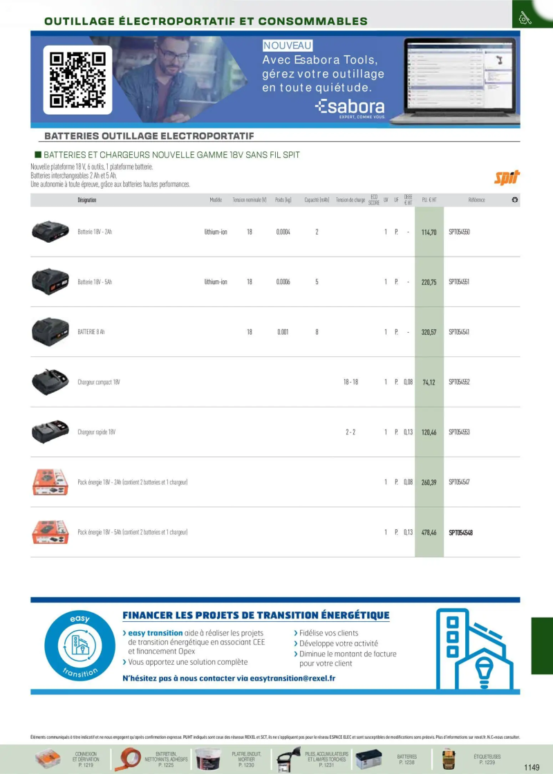 Rexel                                                     catalogue du 01/09 – page 40