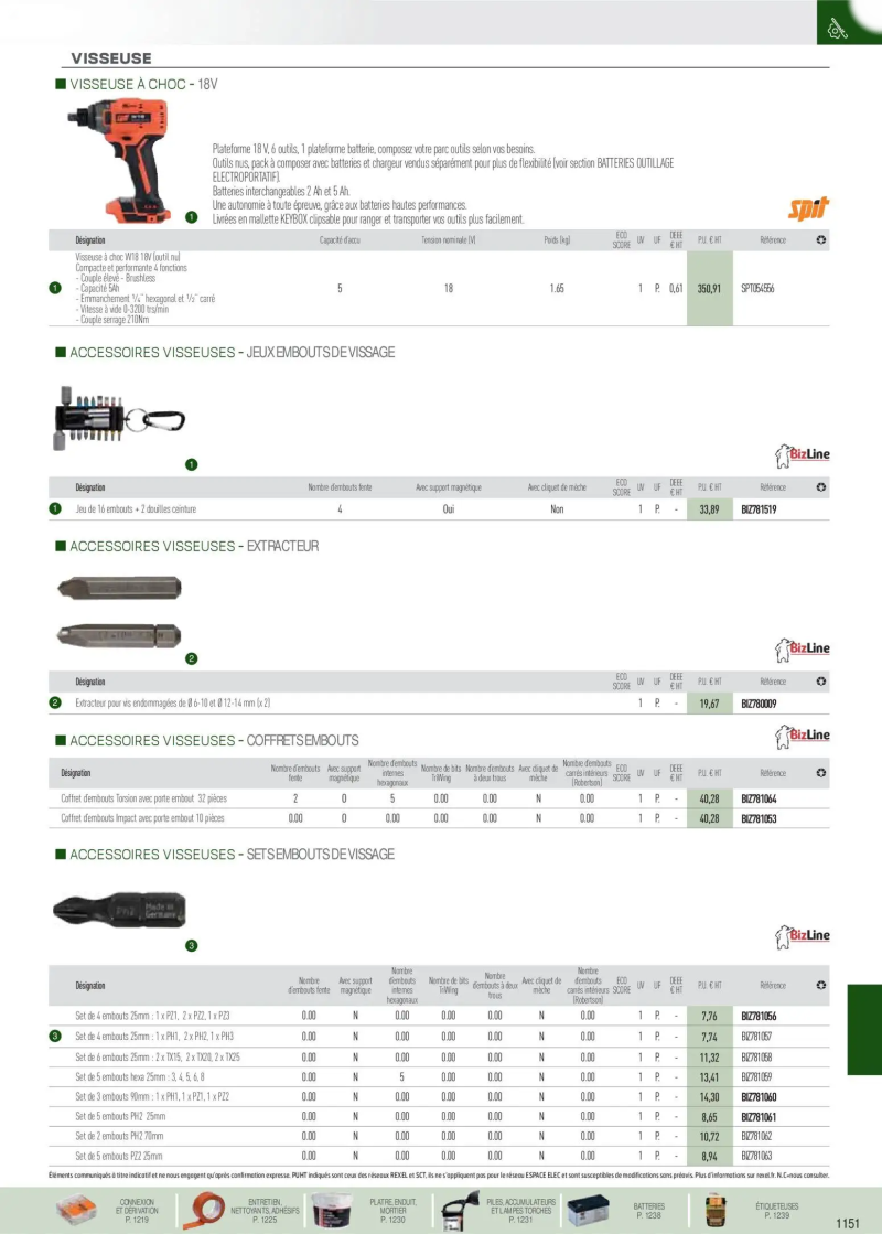 Rexel                                                     catalogue du 01/09 – page 42