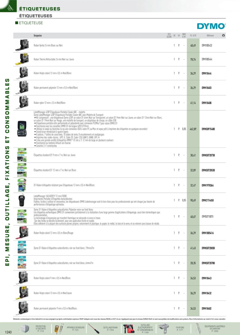 Rexel                                                     catalogue du 01/09 – page 131