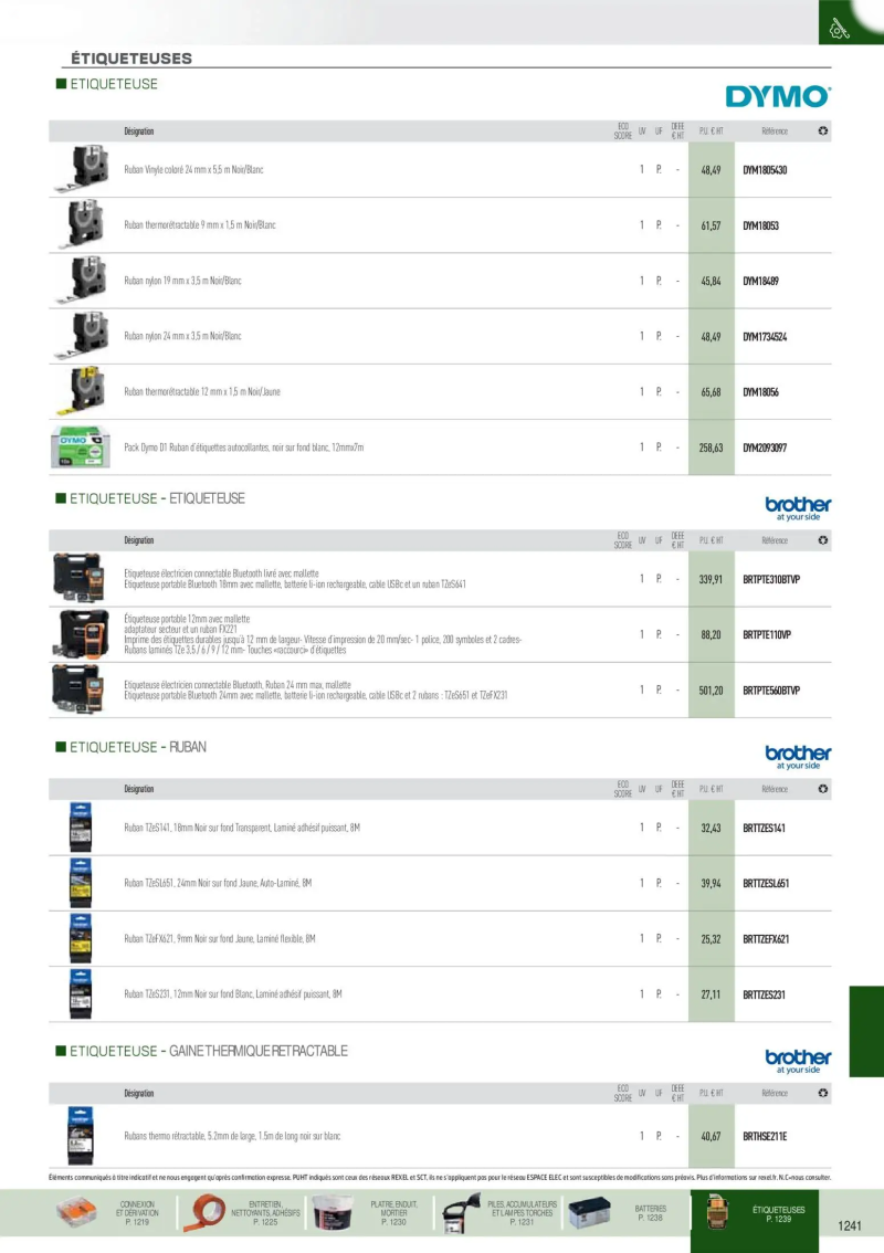 Rexel                                                     catalogue du 01/09 – page 132