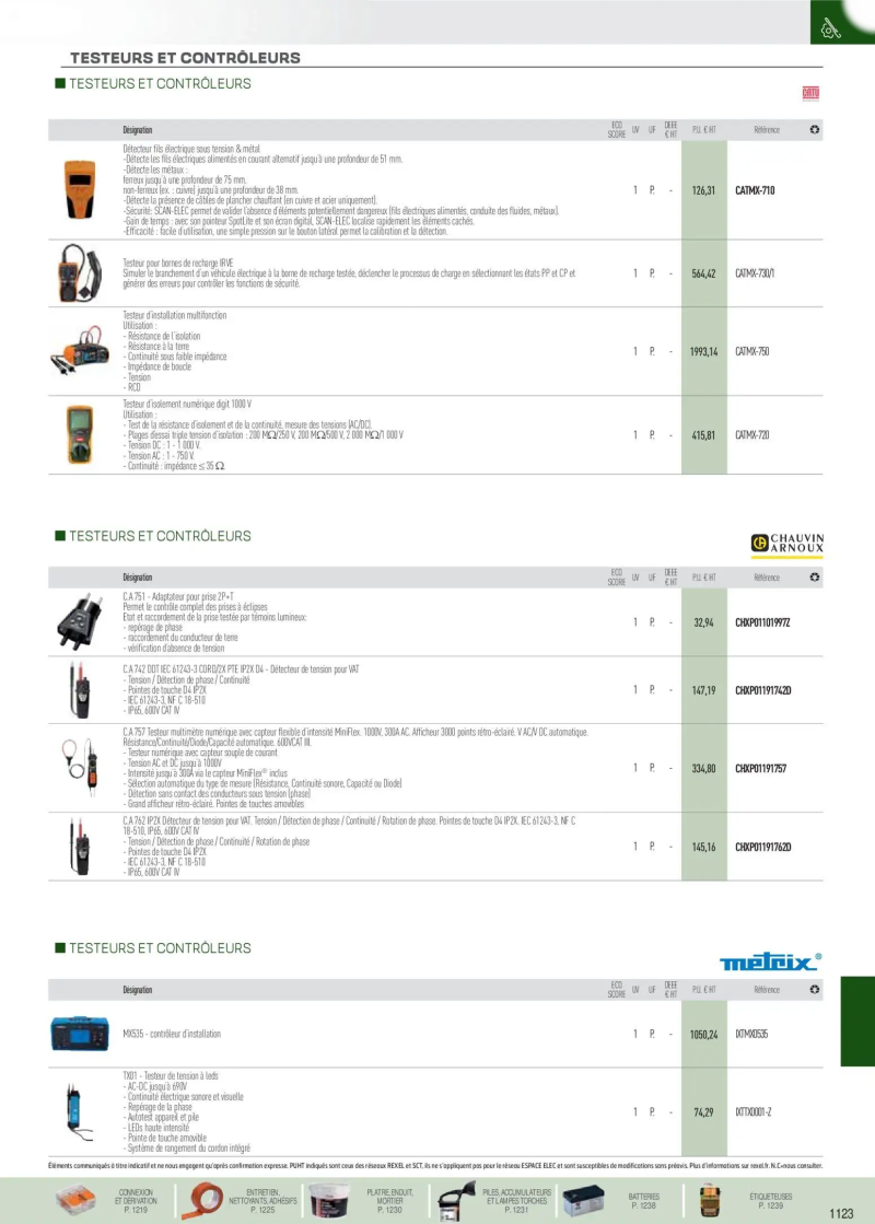 Rexel                                                     catalogue du 01/09 – page 14