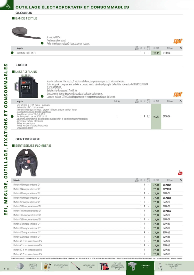 Rexel                                                     catalogue du 01/09 – page 61