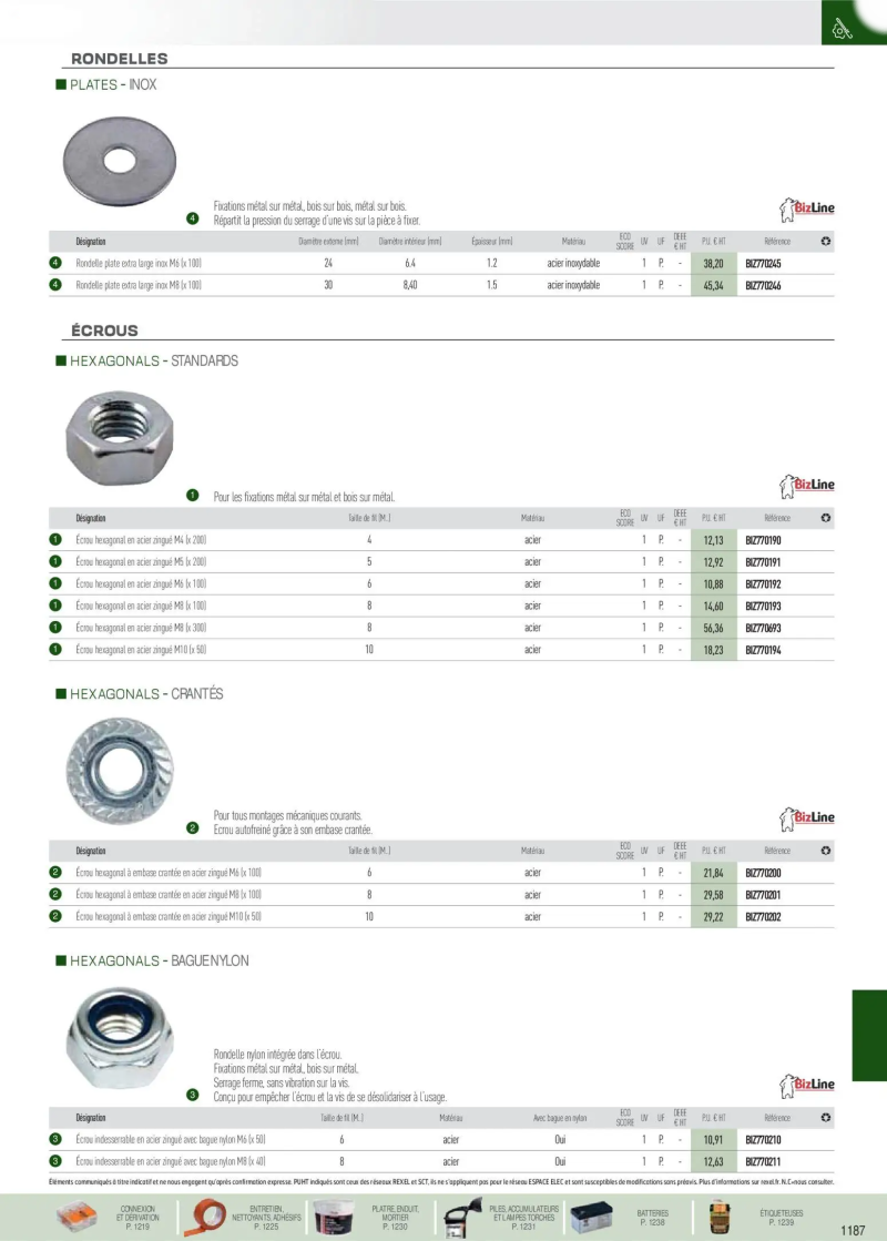 Rexel                                                     catalogue du 01/09 – page 78