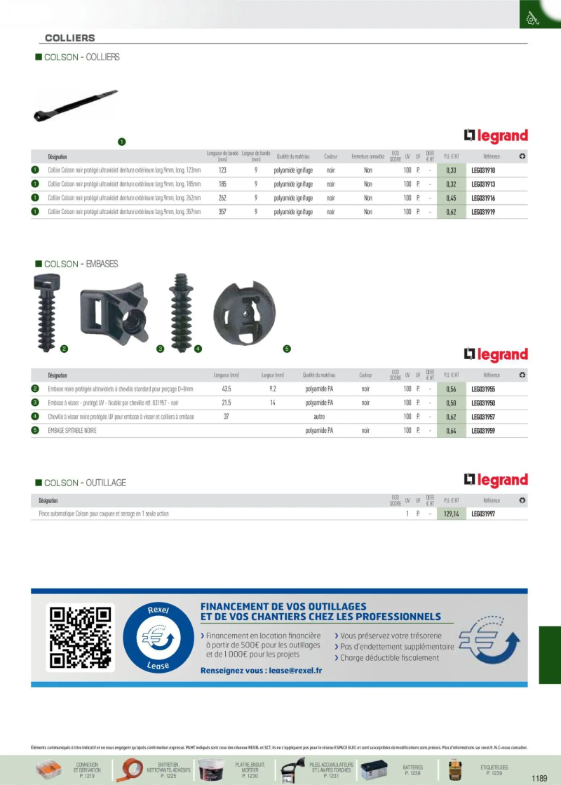 Rexel                                                     catalogue du 01/09 – page 80