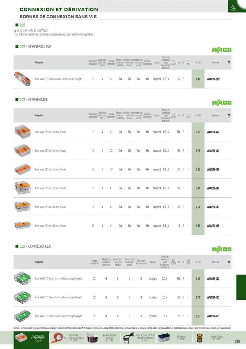 Rexel                                                     catalogue du 01/09 – page 110