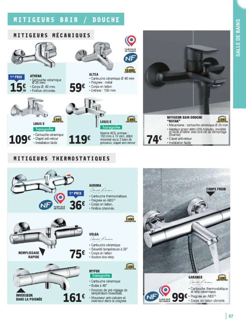 Brico E.Leclerc catalogue du 06/01 – page 67