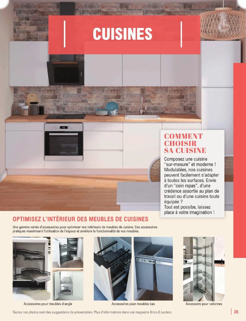 Brico E.Leclerc catalogue du 06/01 – page 35