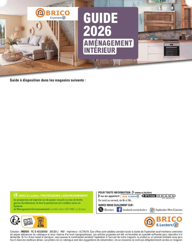 Brico E.Leclerc catalogue du 06/01 – page 76