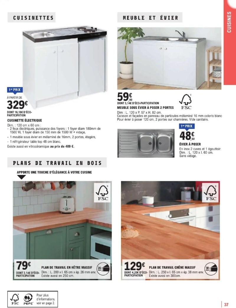Brico E.Leclerc catalogue du 06/01 – page 37