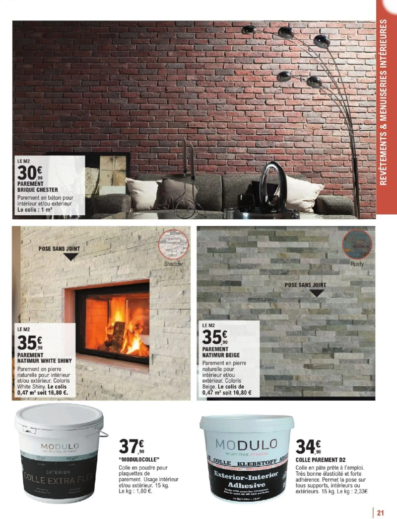 Brico E.Leclerc catalogue du 06/01 – page 21