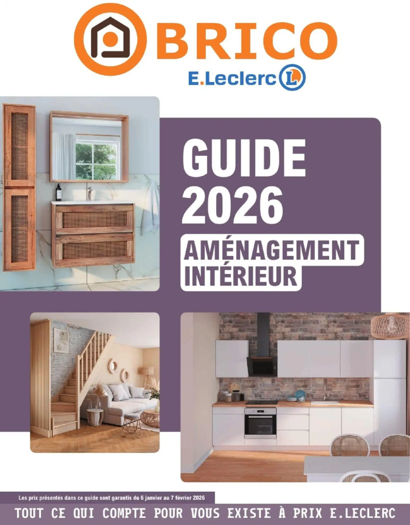 Brico E.Leclerc catalogue du 06/01 – page 1