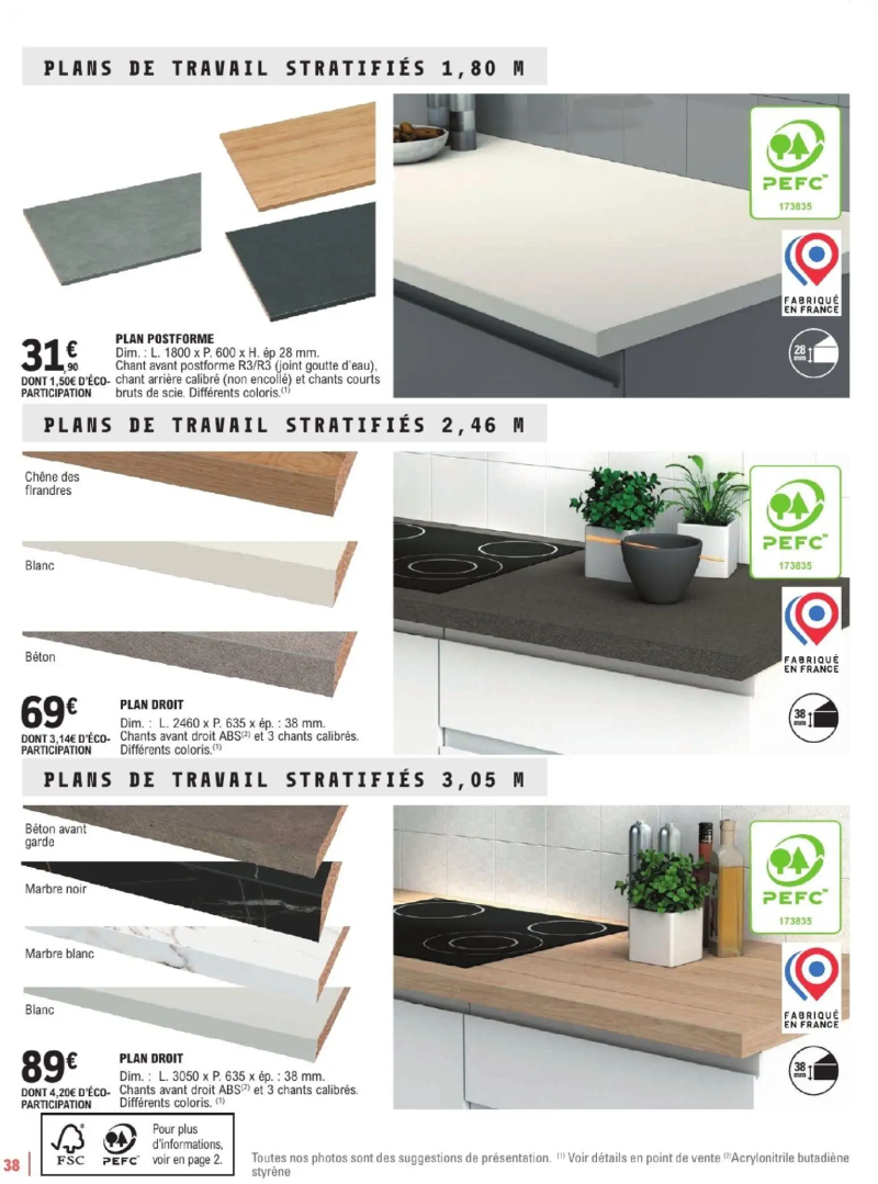 Brico E.Leclerc catalogue du 06/01 – page 38