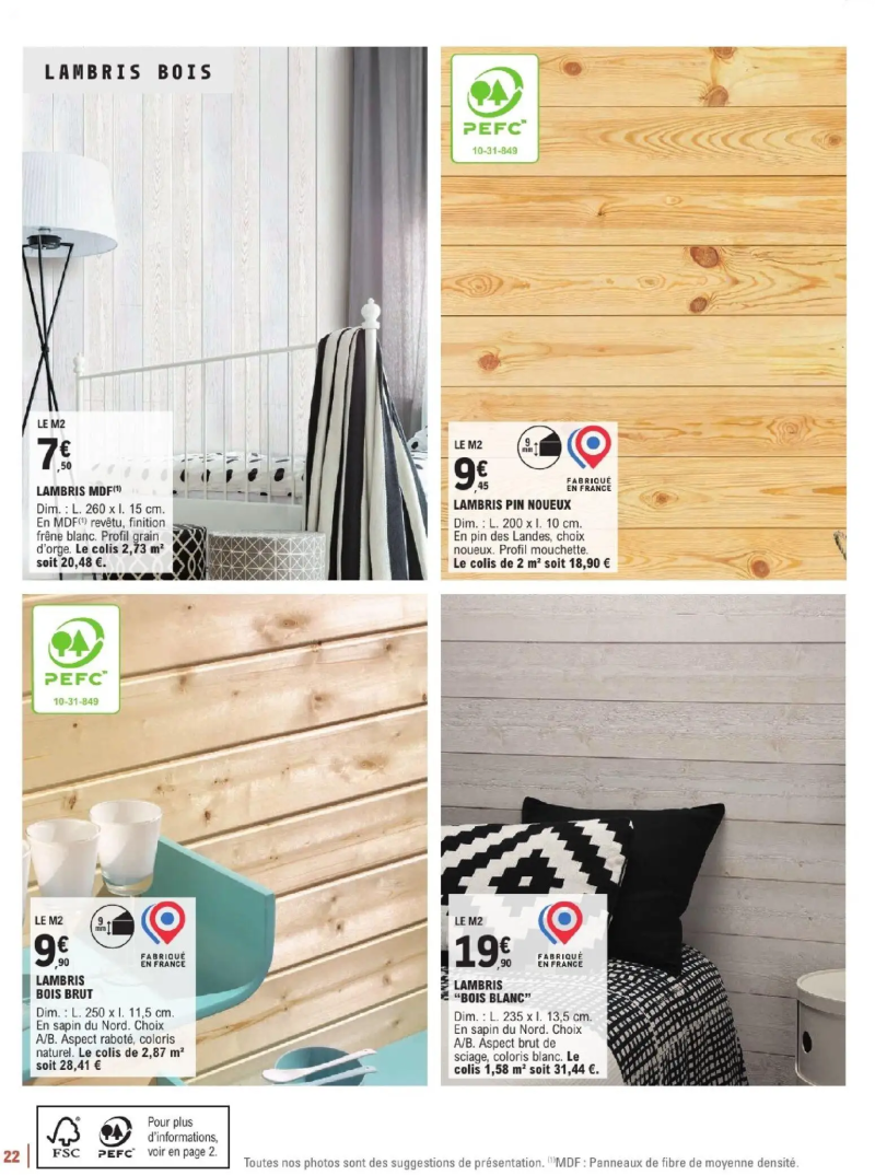Brico E.Leclerc catalogue du 06/01 – page 22