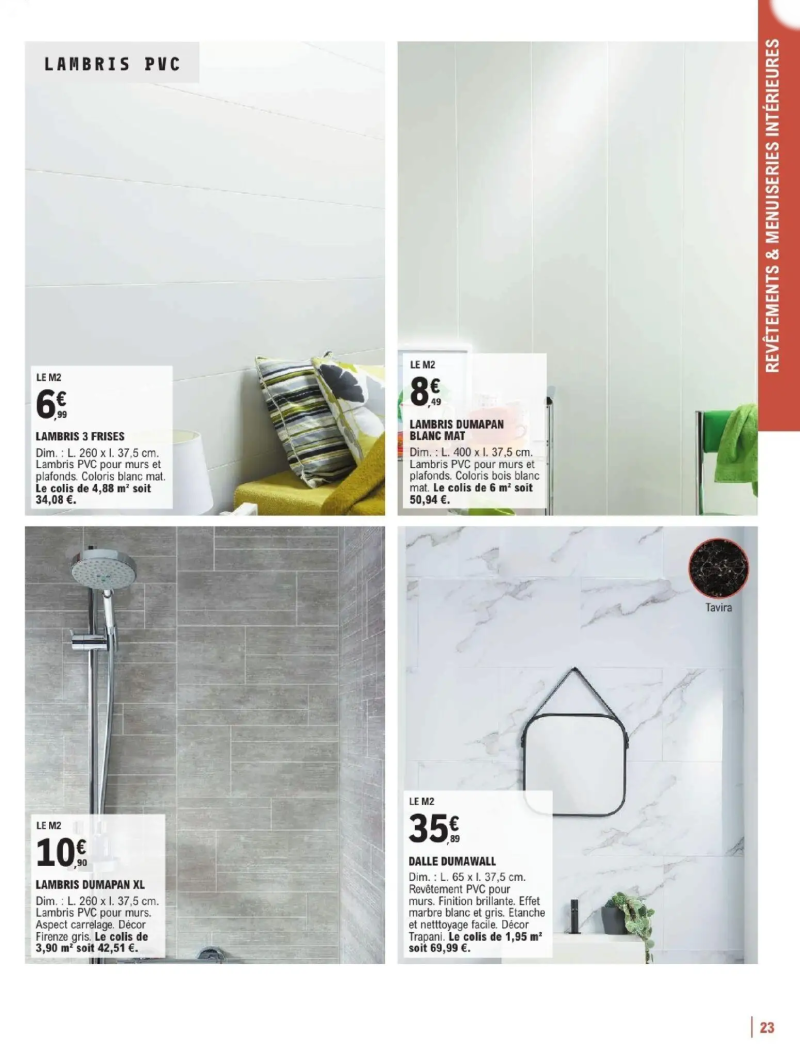 Brico E.Leclerc catalogue du 06/01 – page 23
