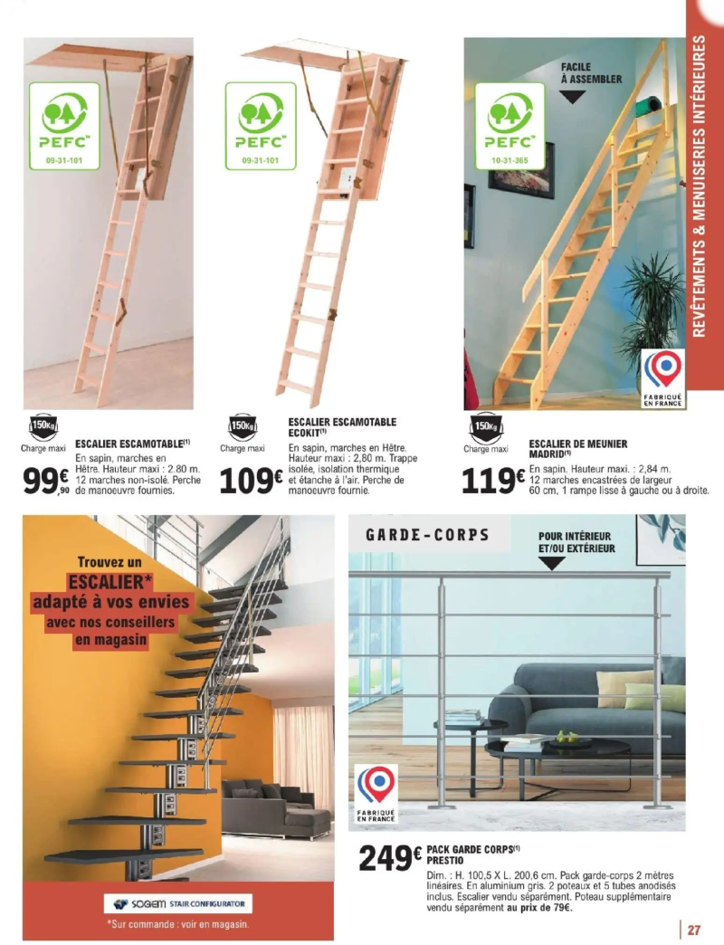Brico E.Leclerc catalogue du 06/01 – page 27