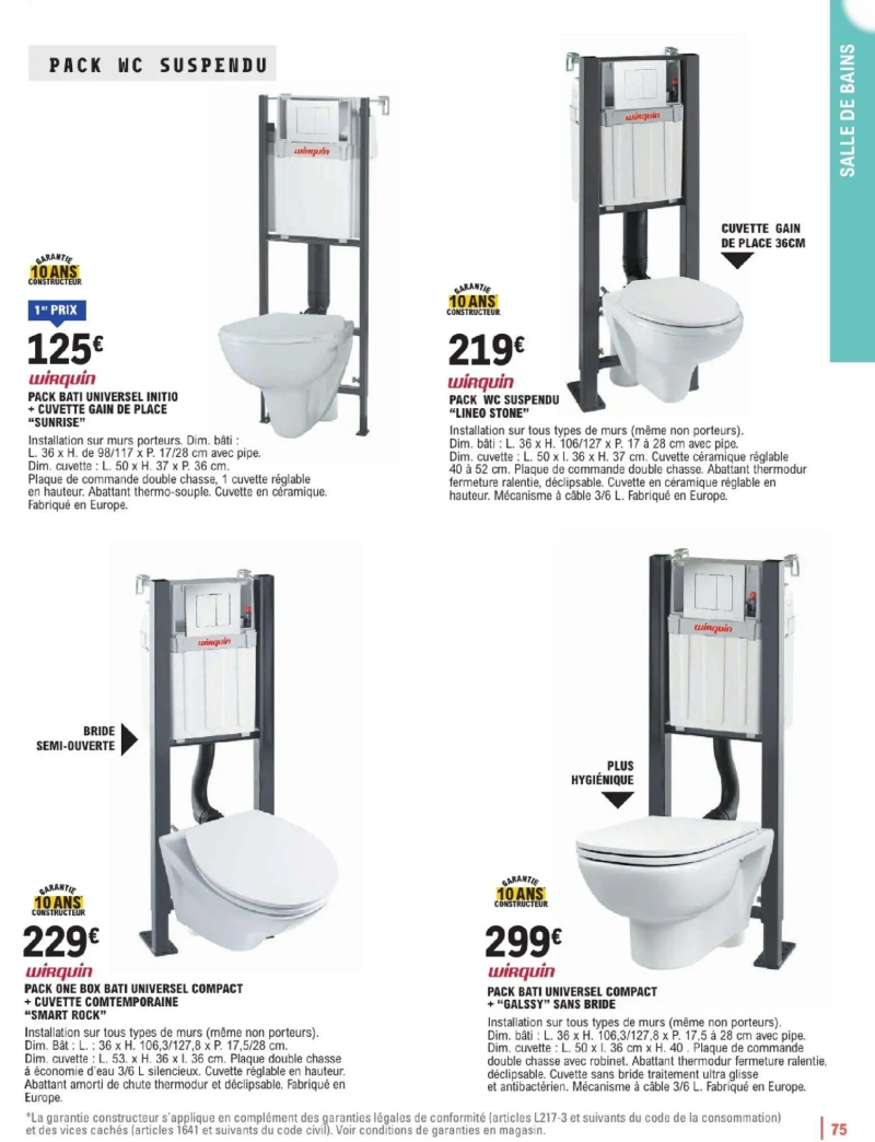Brico E.Leclerc catalogue du 06/01 – page 75