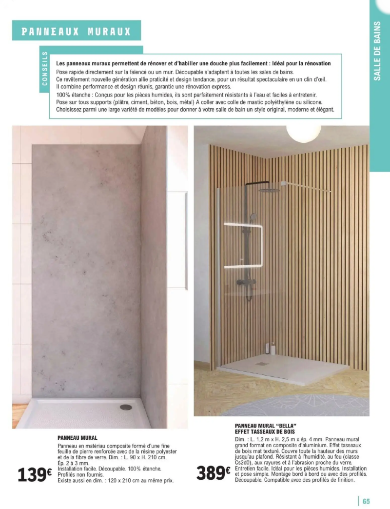 Brico E.Leclerc catalogue du 06/01 – page 65