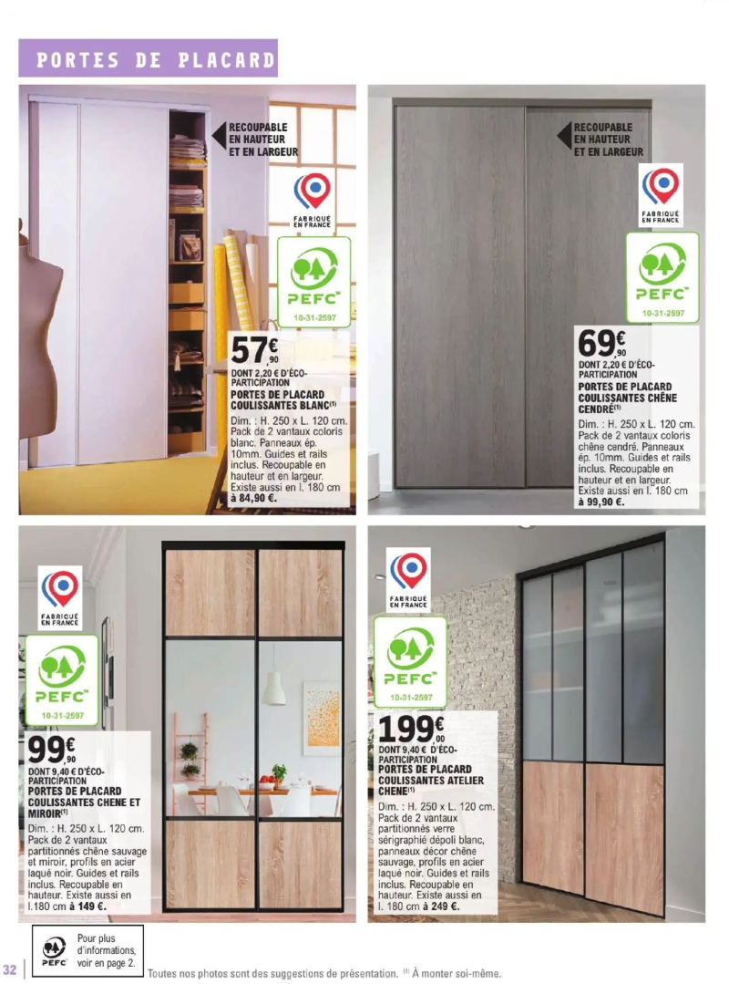 Brico E.Leclerc catalogue du 06/01 – page 32