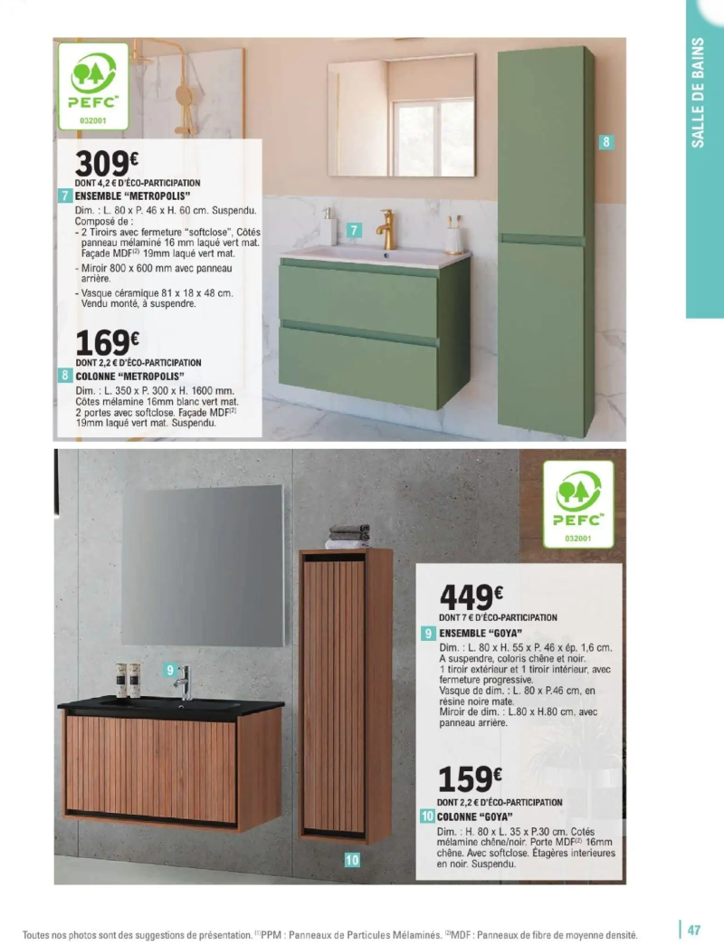 Brico E.Leclerc catalogue du 06/01 – page 47