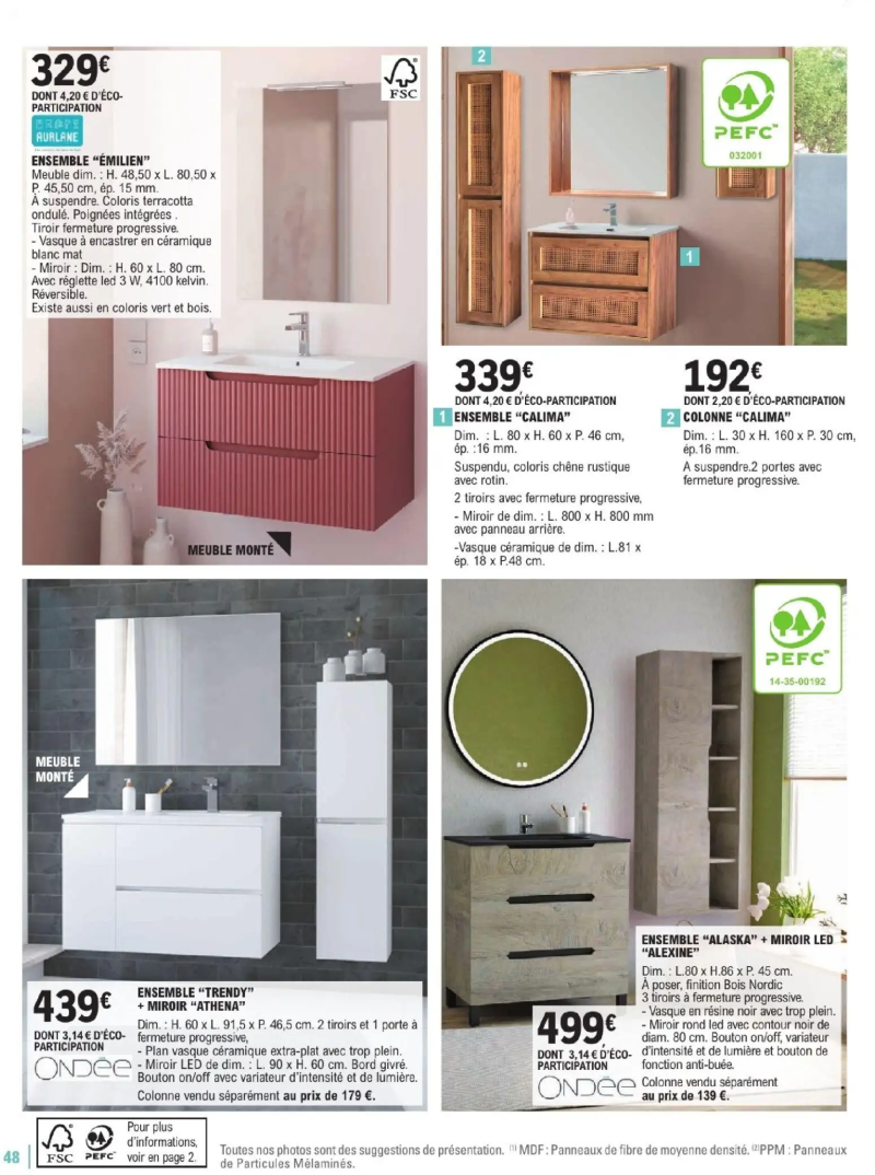 Brico E.Leclerc catalogue du 06/01 – page 48
