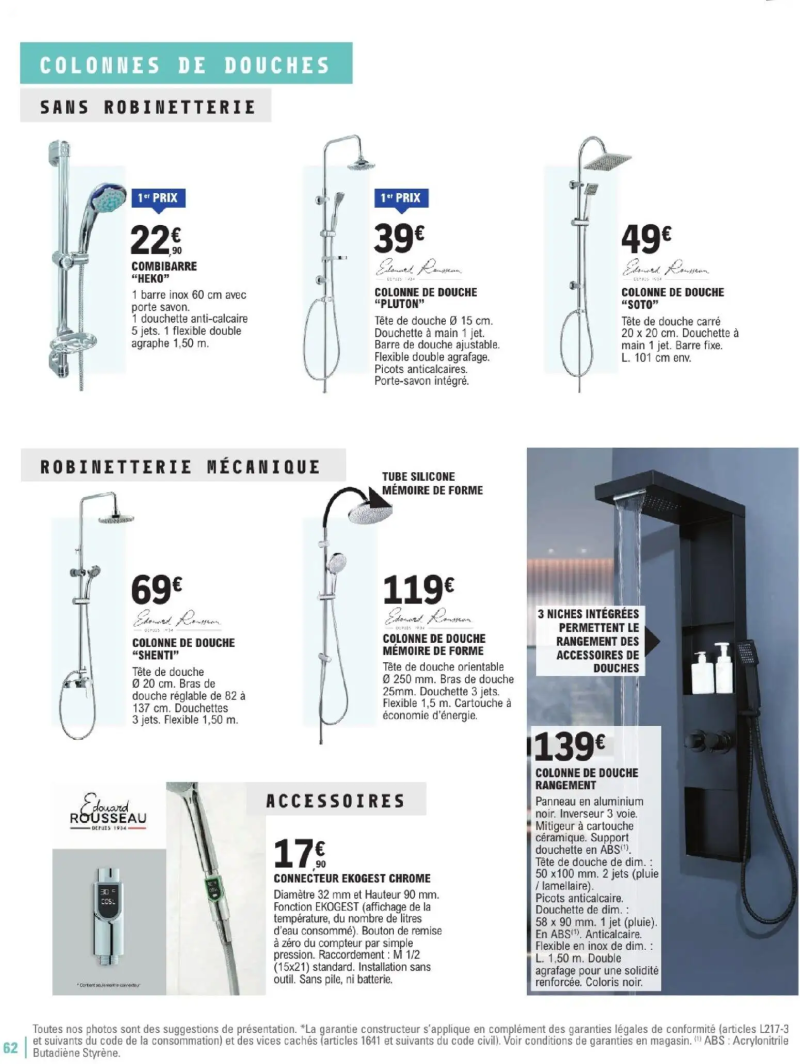 Brico E.Leclerc catalogue du 06/01 – page 62