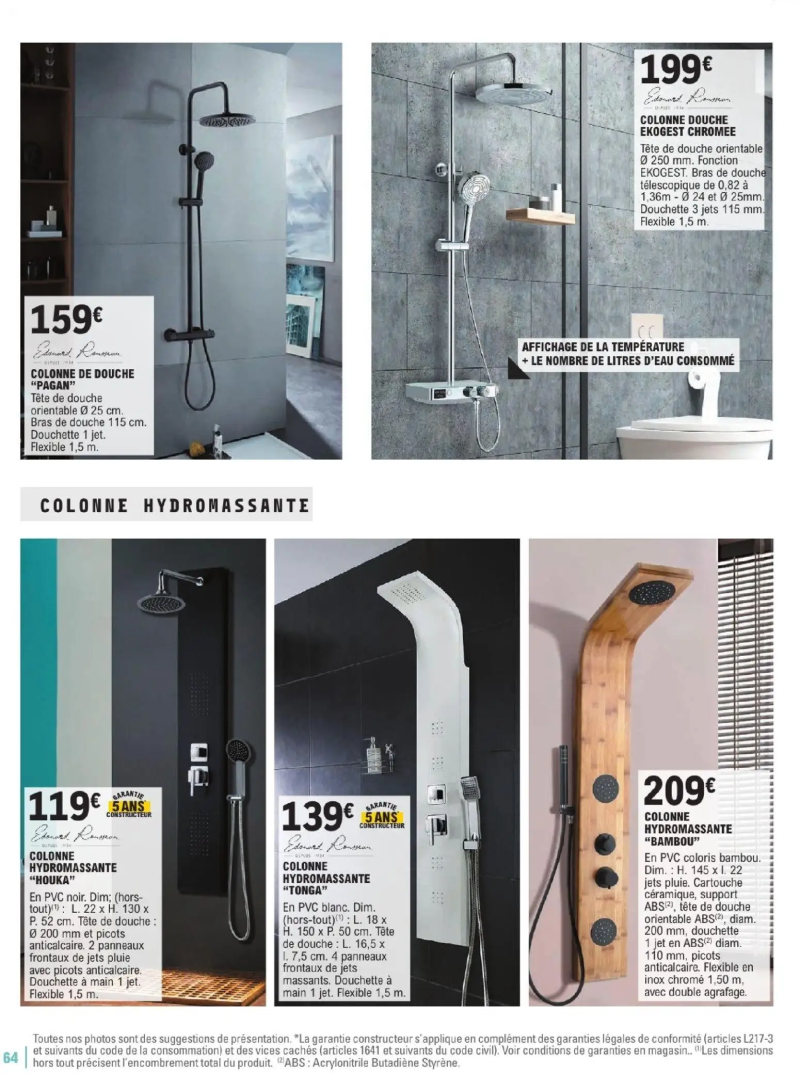 Brico E.Leclerc catalogue du 06/01 – page 64