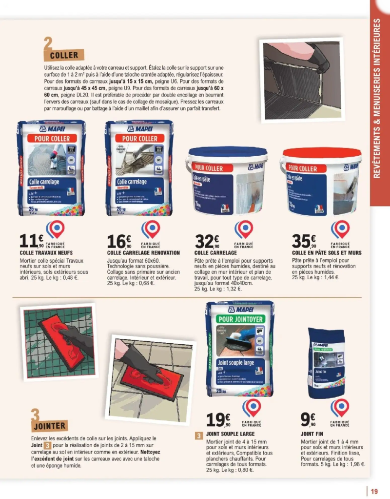 Brico E.Leclerc catalogue du 06/01 – page 19