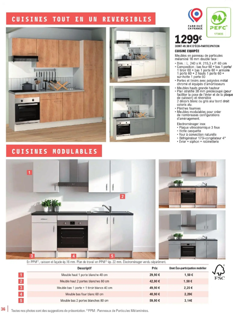 Brico E.Leclerc catalogue du 06/01 – page 36