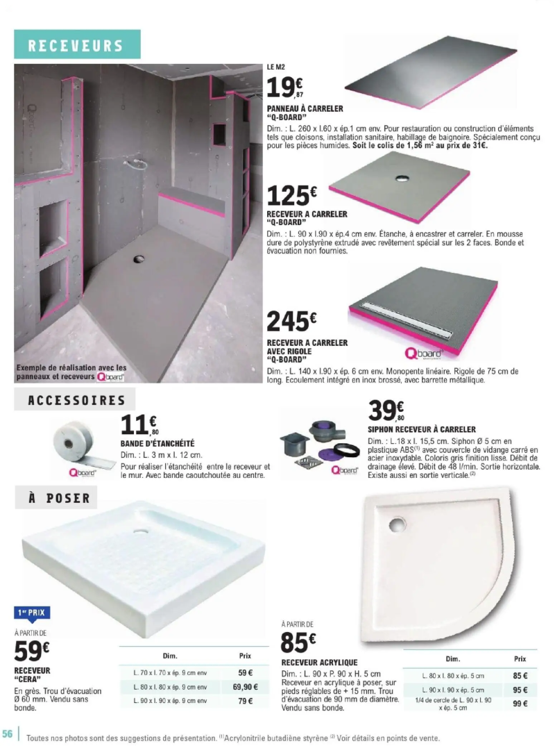 Brico E.Leclerc catalogue du 06/01 – page 56