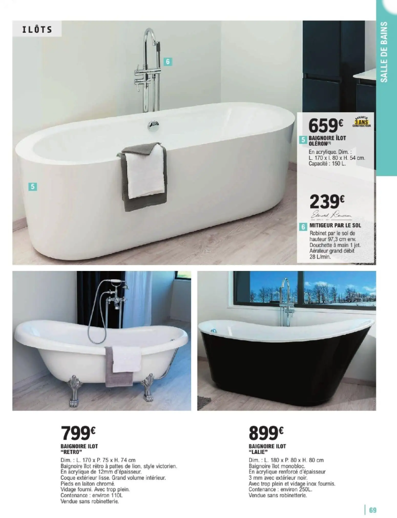 Brico E.Leclerc catalogue du 06/01 – page 69
