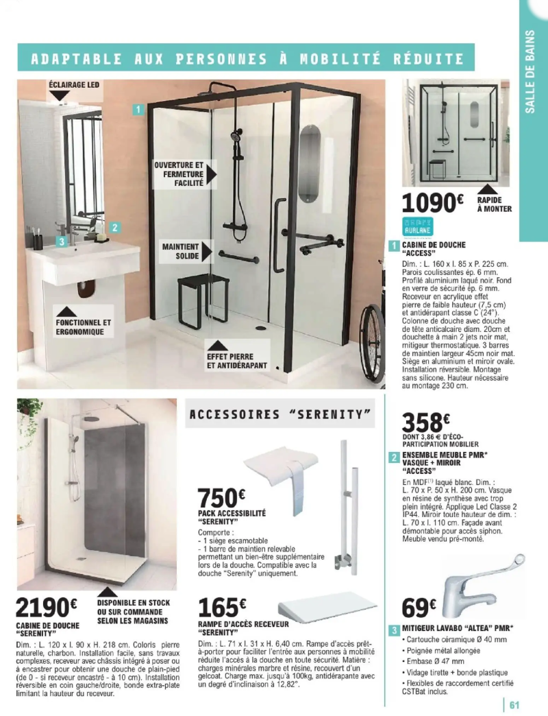 Brico E.Leclerc catalogue du 06/01 – page 61