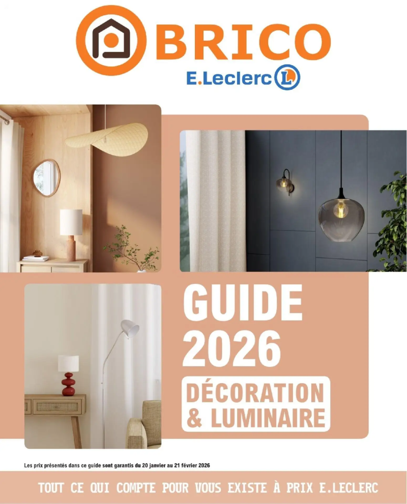 Brico E.Leclerc catalogue du 20/01 – page 1