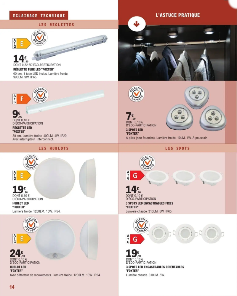 Brico E.Leclerc catalogue du 20/01 – page 14