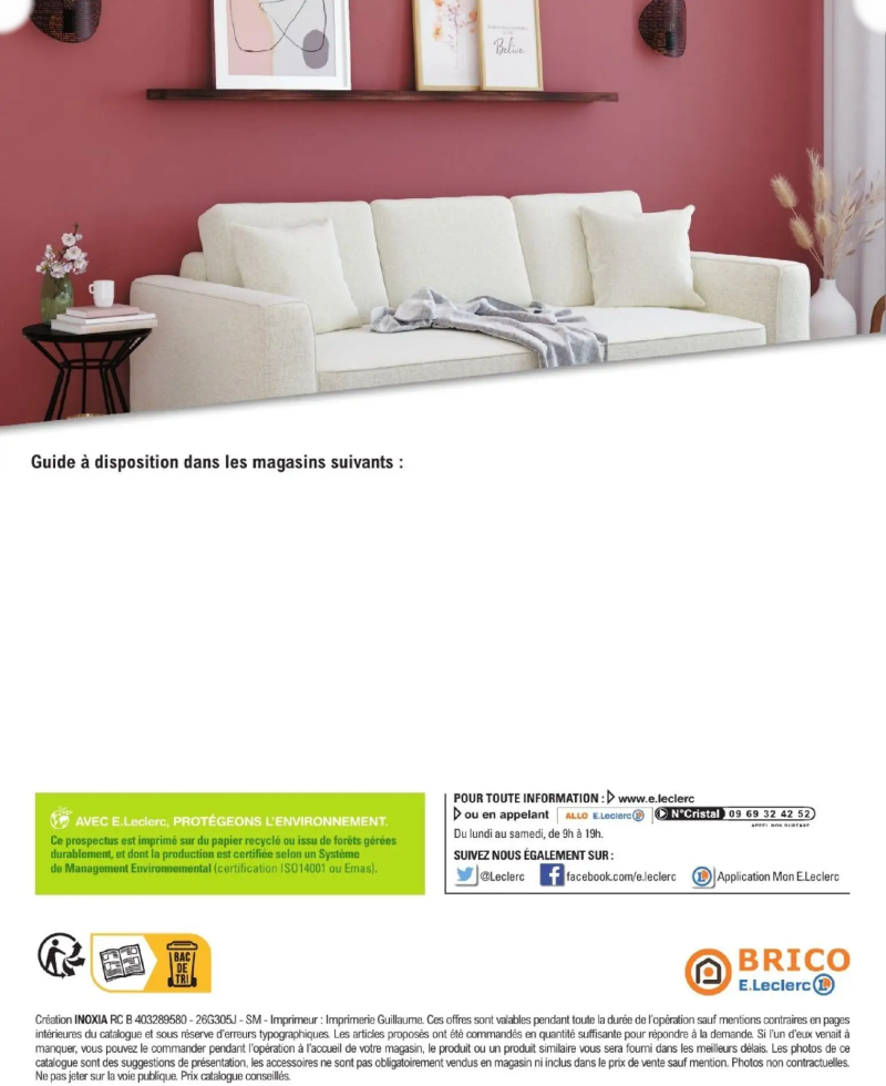Brico E.Leclerc catalogue du 20/01 – page 40